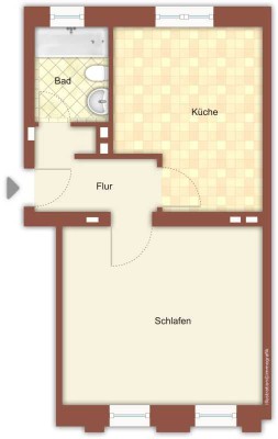 Demnächst frei! 2-Zimmer-Wohnung in Mönchengladbach Hardterbroich-Pesch