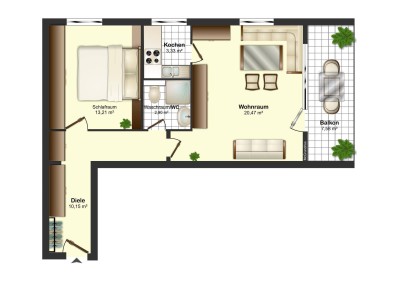 Günstige, möblierte, bergbahnnahe Wohnung