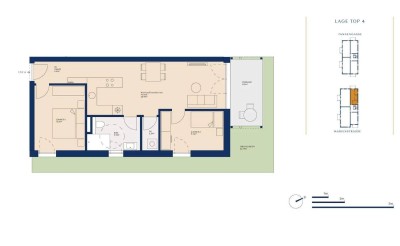 Moderne 3-Zimmer Gartenwohnung mit Terrasse / Bezugsfertig