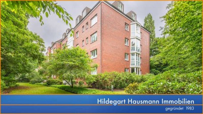 Eine grüne Insel in Toplage in Hamburg-Uhlenhorst