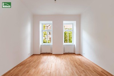Sechshaus - Erstbezug nach Renovierung! Innenhofausrichtung und 5 Gehminuten zu U4 und U6! Helle Altbauwohnung mit großen Zimmern!