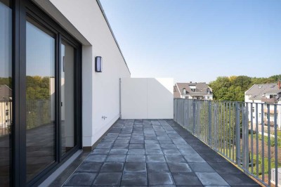 26,5 m² große Dachterrasse! - Erstbezug in einen exklusiven Neubau in Hilbersdorf (EBK möglich)