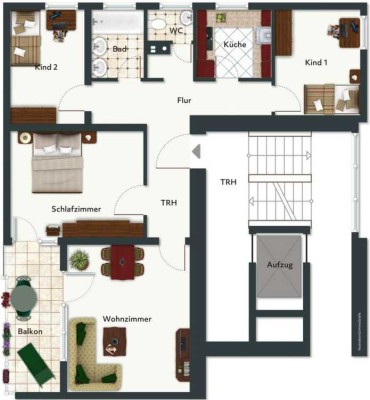 Gepflegte 4-Zimmer-Wohnung mit Balkon in Göppingen-Faurndau