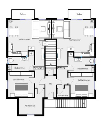 Neubau Mietwohnung EH 40 Plus Hafenstadt Tönning (Whg 3.)