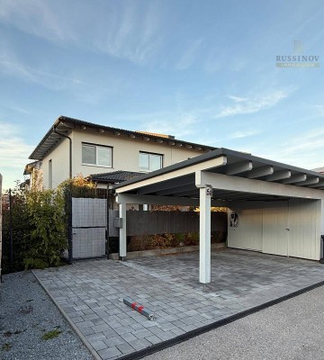 Neuwertige Doppelhaushälfte in Lendorf mit überdachter Terrasse &amp; Doppelcarport