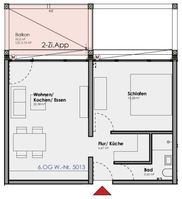 Renovierte 2 ZKB in KL-Bännjerrück