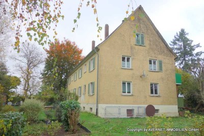 +++ AVERNET - RENOVIERUNGSBEDÜRFTIGE 3 ZIMMERWOHNUNG MIT BALKON UND GARTEN IN DETTIGHOFEN +++