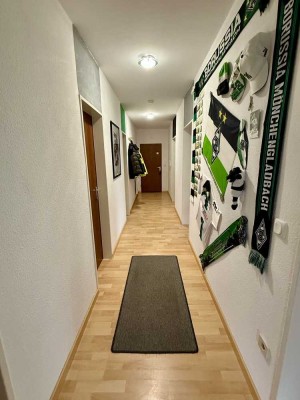vermietete Erdgeschoss-Wohnung in Erkelenz mit Garage und Stellplatz - Balkon