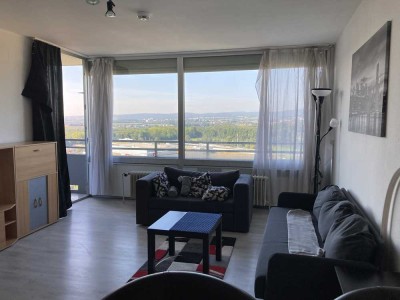 Gewerbegebiet Süd: Fully furnished 1 bedroom apartment with balcony!