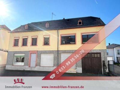 Leiwen: großes Wohn- und Geschäftshaus mit enormem Ausbaupotenzial sucht neuen Eigentümer!