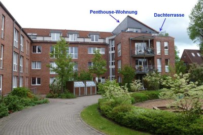 IZ, 3 Zi Penthouse Whg, Innenstadt, ruhige Lage