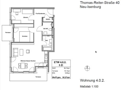 Neuwertige 3-Zimmer-Wohnung mit Garten und EBK in Neu-Isenburg