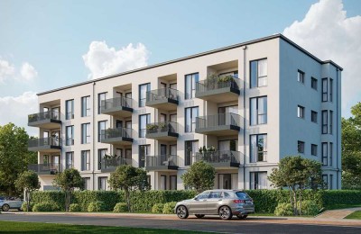 2,5-Zi.-OG-Whg. mit S-/W-Balkon ++ Neubau ++ provisionsfrei