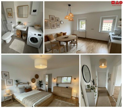 Modernisiert - hochwertig - durchdacht: diese Wohnung überzeugt mit stilvoller Sanierung, ebenerdiger Dusche, modernen Böden und viel Stauraum - perfekt für Paare oder kleine Familien!