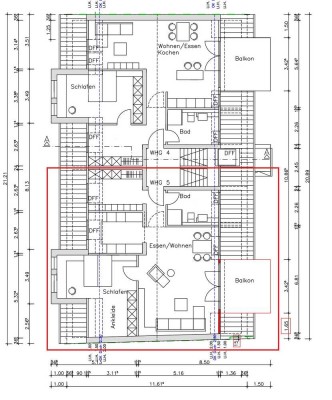 1300 € - 130 m² - 4.0 Zi.