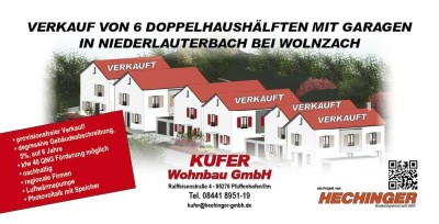 Neubau Doppelhaushälften KfW 40 QNG