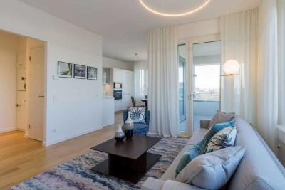 Bezugsfrei ! Designer Wohnung am Potsdamer Platz mit Balkon und freien Blick über Berlin