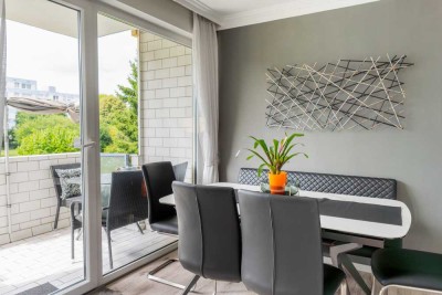 Helle 4 Zimmerwohnung mit Balkon und Einbauküche