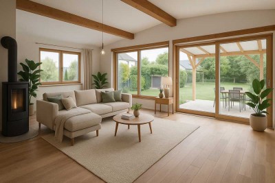 Moderne 4-Zimmer-Wohnung mit Einbauküche, Sauna & Gartenblick – ideal für Familien