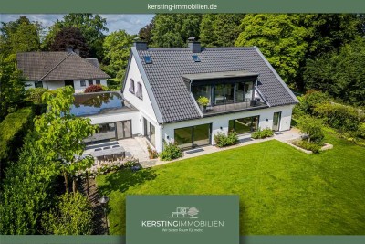 Design trifft Natur! Luxuriöses-Einfamilienhaus in erster Waldlinie im Krefelder Forstwald!