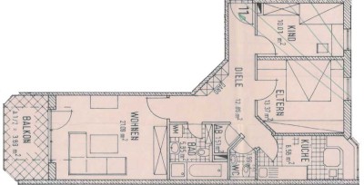Lichtdurchflutete 3,5-Zimmer-Wohnung mit großem Balkon in Pocking – Ihr neues Zuhause wartet!