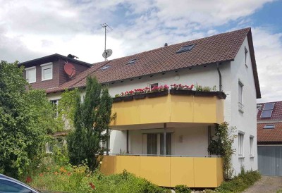 Ruhige 3,5-Zimmer-Maisonette-Wohnung mit grossem Balkon in Herrenberg