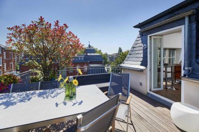 Bismarckviertel - Wohnung mit großer Dachterrasse