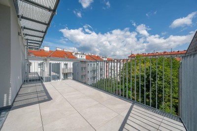 Erstbezug. Hochwertige Drei-Zimmer-Dachgeschoßwohnung mit Balkon – Sofort verfügbar -zu mieten in 1170 Wien