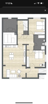3-Zimmer Wohnung mit Balkon in Bobstadt