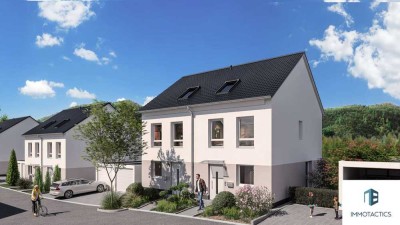 Nachhaltiges Doppelhaus mit Energieklasse A+ & Garten in Altenbamberg! Bezugsfertiger Familientraum!