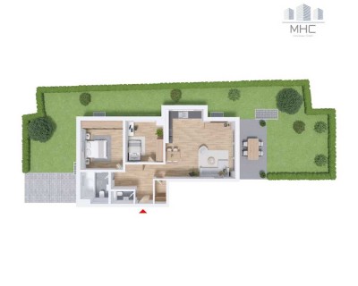 Ihr neues Zuhause: 3,5 Zimmer Erdgeschosswohnung in Schwäbisch Gmünd mit Garten.