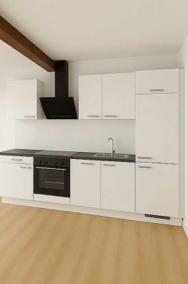 Erstbezug mit EBK: helle 2-Raum-Wohnung