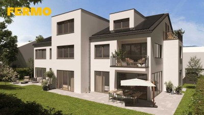 Moderne Obergeschosswohnung mit Blick ins Grüne
