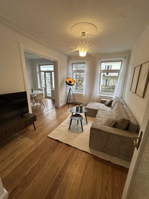 Erstbezug nach Sanierung – Möblierte 3-Zimmer-Wohnung in Eppendorf (70 m²) mit Balkon