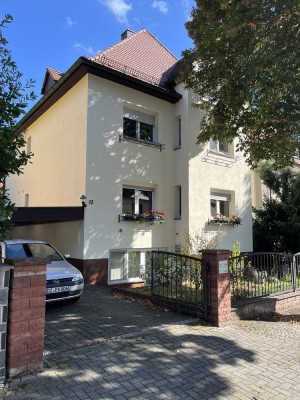 Dreiraumwohnung mit Gartenanteil und optionalem Büro in Schkeuditz