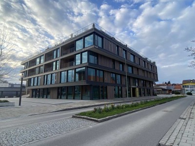 Moderne 3,5-Raum-Wohnung mit luxuriöser Innenausstattung mit Balkon im Spinnereihof in Kolbermoor