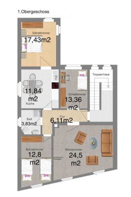 Attraktive und gepflegte 4-Zimmer-Wohnung in Kevelaer