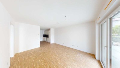 Kompakte sonnige 2-Zimmer Wohnung mit EBK und Westbalkon