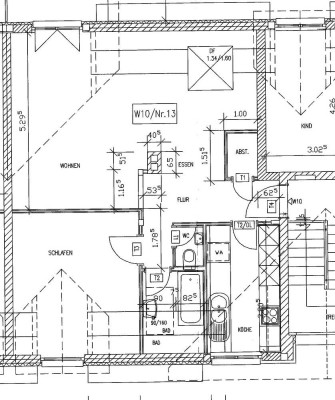 große 2 Zimmer DG Wohnung