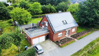 *Ein echter Hingucker*
schicke Wohnung mit großer Dachterrasse 
und Garage in Neuenkirchen