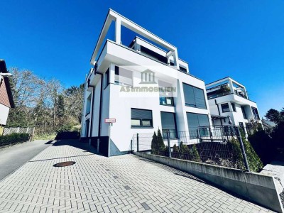 AS IMMOBILIEN: Wiesbaden 5br penthouse 200m² condo, rooftop, parking, fitted kitchen 13min to Clay