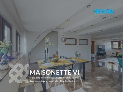 MAISONETTE VI - Helle und offene Maisonette Wohnung mit Ausbaupotential zentral in Brackenheim