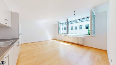 URBANER &amp; MODERNER ERSTBEZUG | HELLE 1-ZIMMER-NEUBAUWOHNUNG | IDEAL FÜR SINGLES &amp; ANLEGER
