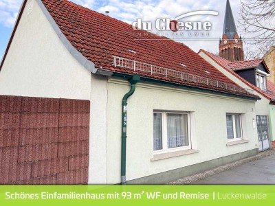 *RESERVIERT* Gemütliches Einfamilienhaus mit Remise in Luckenwalde