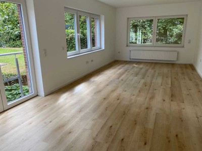 Wohnung mit moderner Architektur.