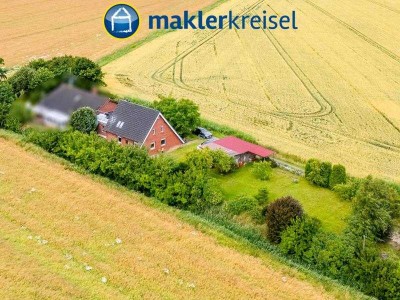 Ruhe pur an der Nordseeküste: Flexible Immobilie mit zwei Wohneinheiten