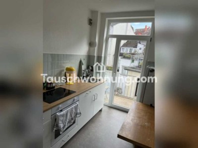 Tauschwohnung: 3 - Zimmer Wohnung gegen 1-1,5 - Zimmer Wohnung