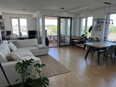 (2 Monate Untermiete) Luxuriöse 2-Zimmer-Wohnung mit einzigartigem Donau- und Domblick