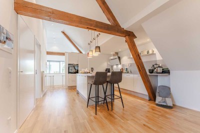 Exklusive Wohnung mit Charme und Dachterrasse in zentraler Lage von Oberachern BJ 2022