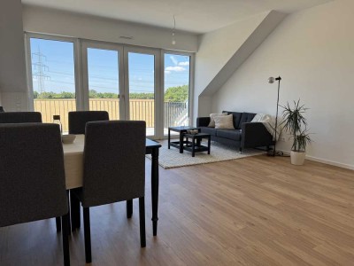 Neubau 2-Zimmer-Dachgeschosswohnung mit gehobener Innenausstattung mit Balkon in Leverkusen